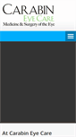 Mobile Screenshot of carabineyecare.com